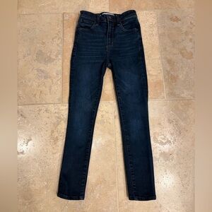 Abercrombie & Fitch Dark Blue Women's Jeans the super skinny high rise